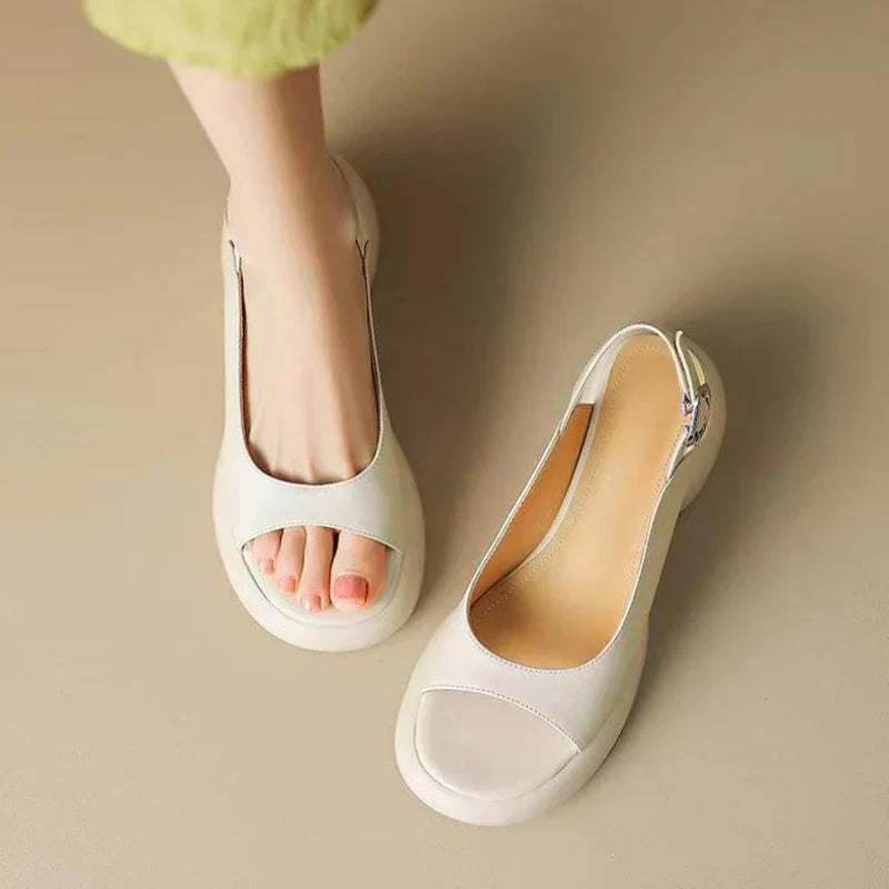 Drusilla | Platform Slide Sandals with Open Toe