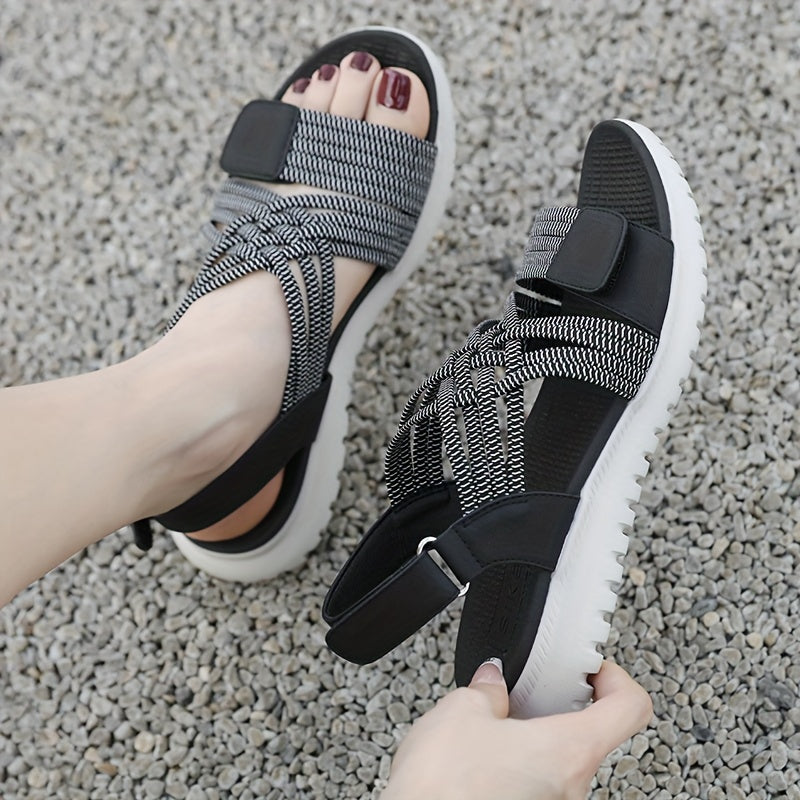 Eglantine | Strappy Sport Sandals with Adjustable Closure