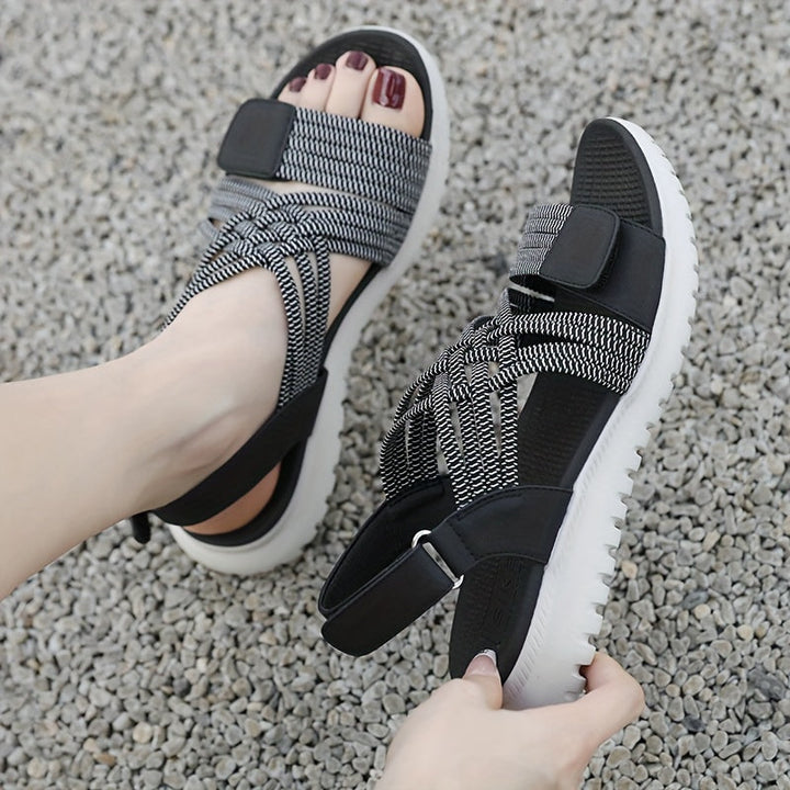 Eglantine | Strappy Sport Sandals with Adjustable Closure