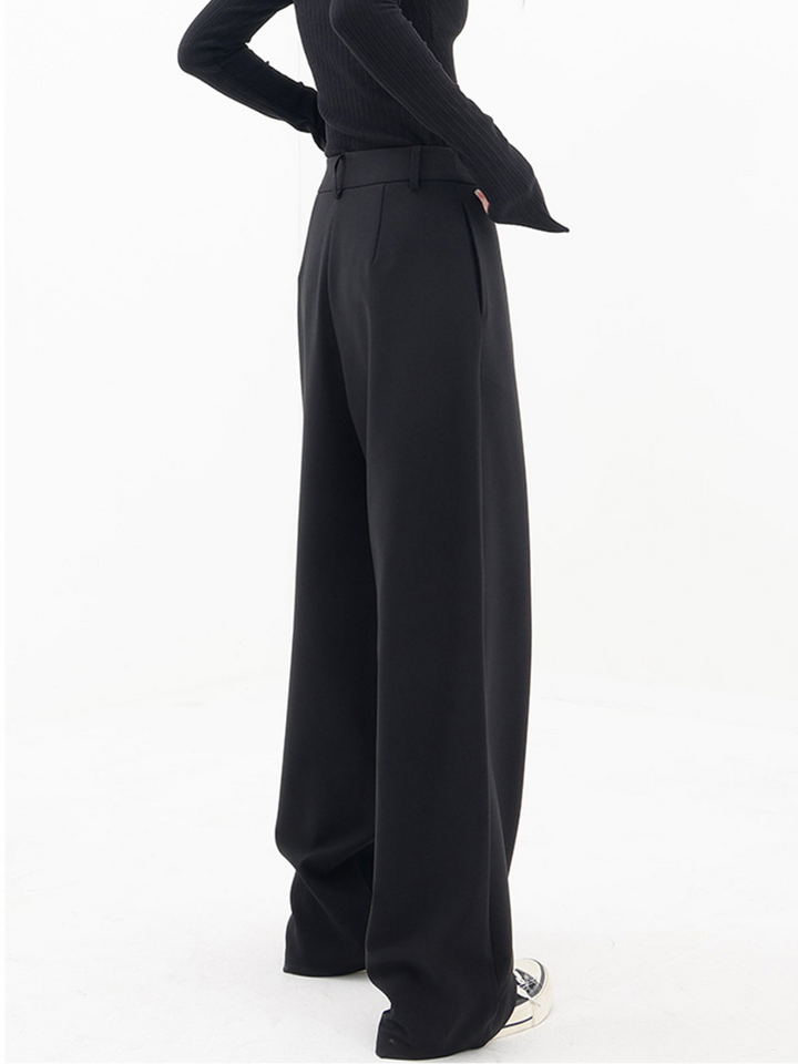 Elara | Asymmetric High Waist Wide Leg Pants