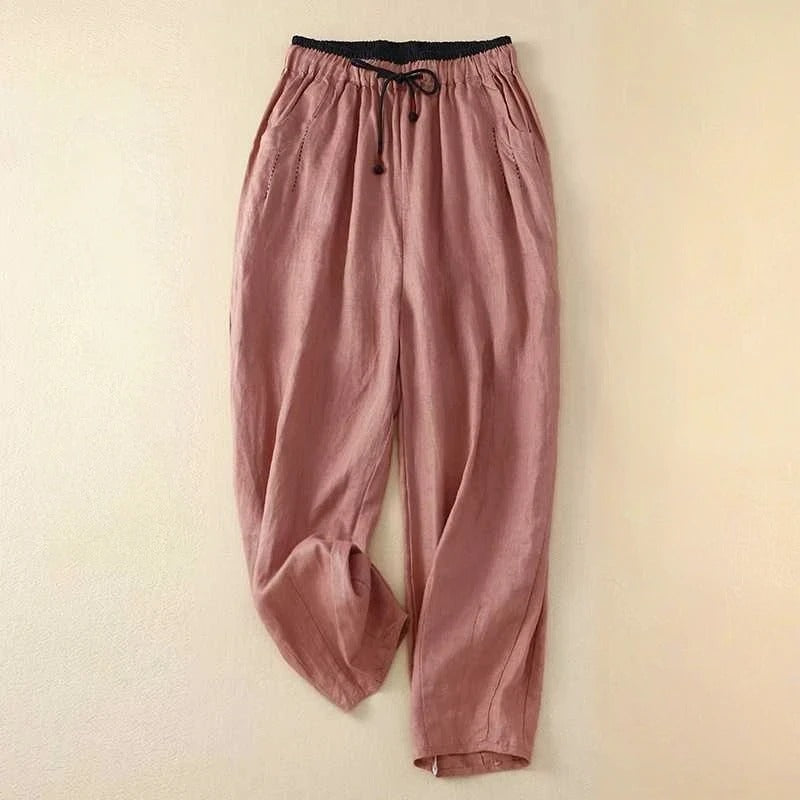 Elara | Relaxed Fit Pants With Drawstring Waist