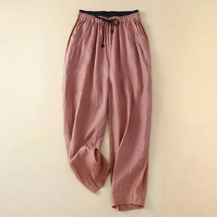 Elara | Relaxed Fit Pants With Drawstring Waist