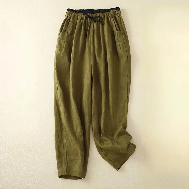 Elara | Relaxed Fit Pants With Drawstring Waist