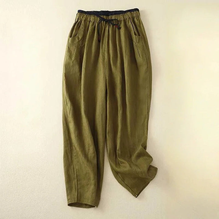 Elara | Relaxed Fit Pants With Drawstring Waist
