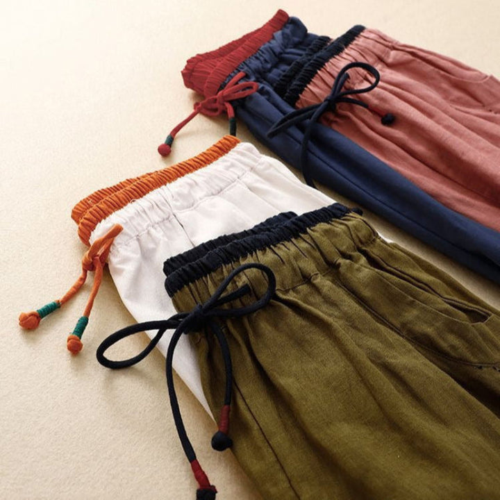 Elara | Relaxed Fit Pants With Drawstring Waist