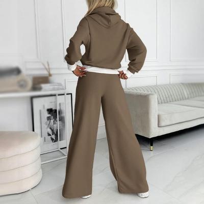 Eleanora | Cropped Hoodie and Wide-Leg Pants Set