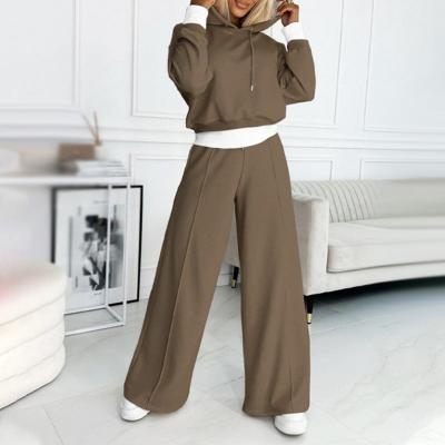 Eleanora | Cropped Hoodie and Wide-Leg Pants Set