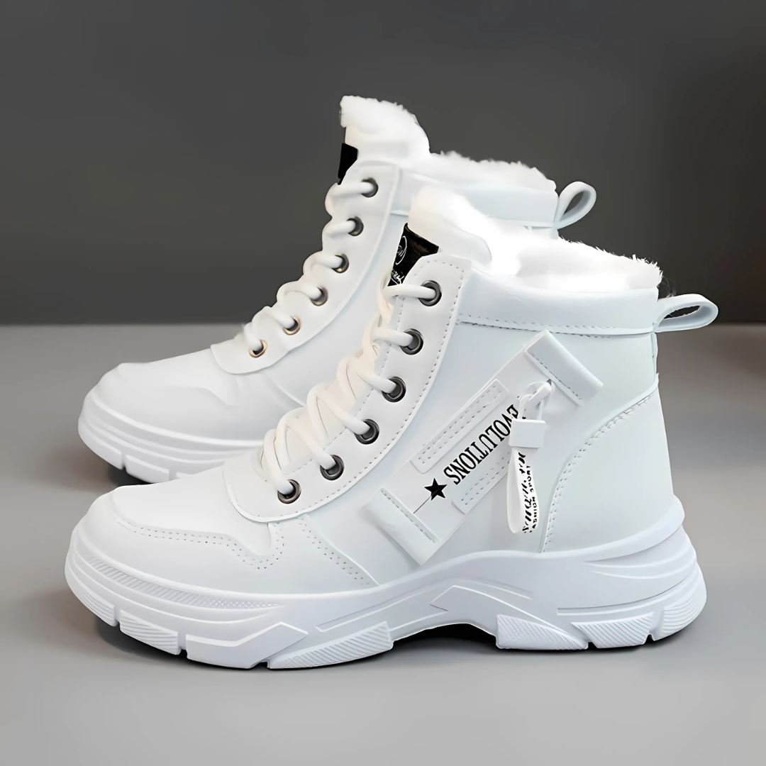 Elise | Lace Up Ankle Boots With Lined Interior