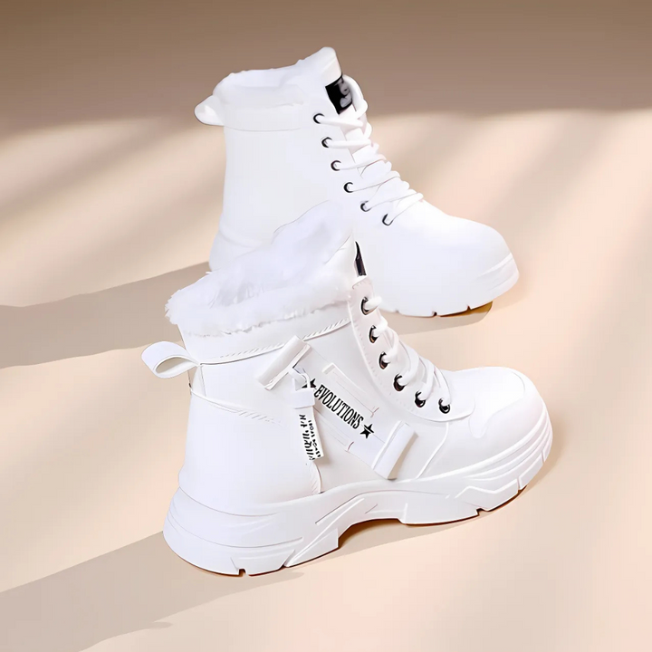 Elise | Lace Up Ankle Boots With Lined Interior