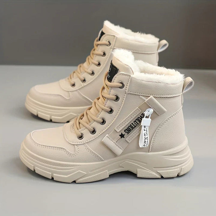 Elise | Lace Up Ankle Boots With Lined Interior