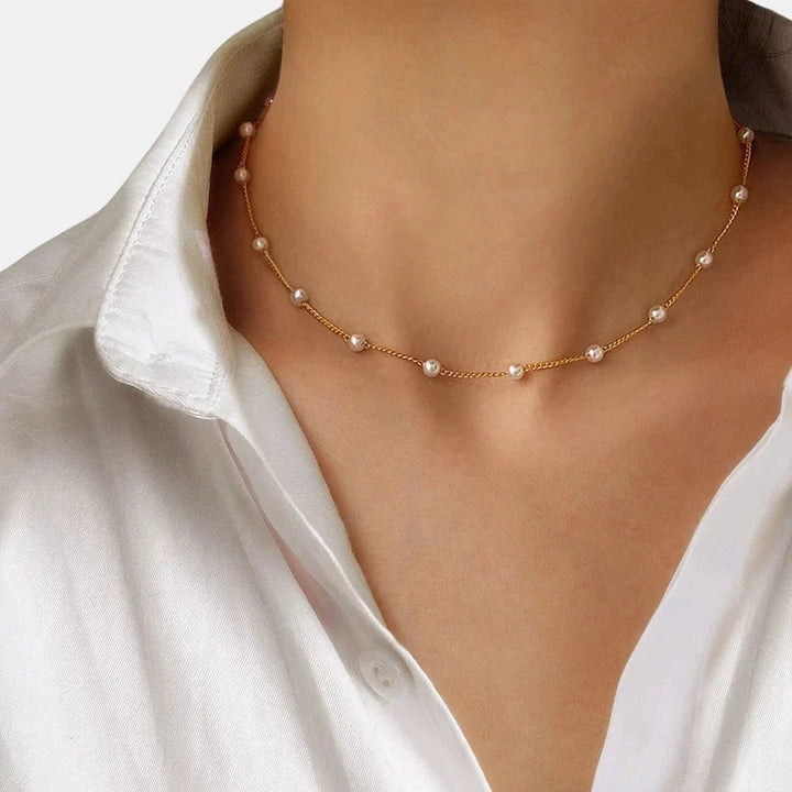 Ellery | Elegant Pearl Chain Necklace