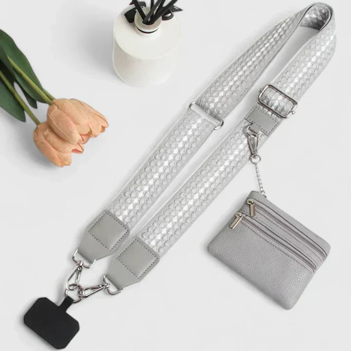 Ellison | Adjustable Crossbody Strap with Mini Pouch