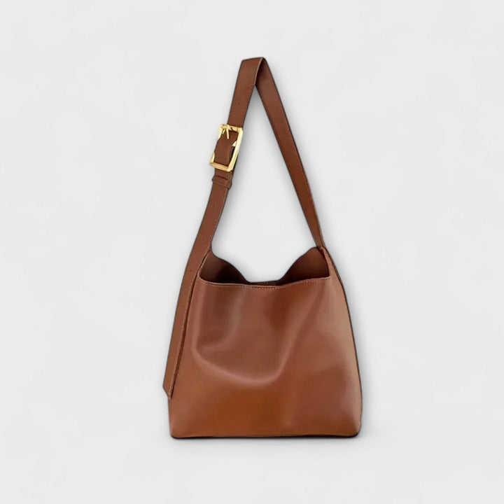 Elodia | Minimalist Shoulder Bag with Buckle Strap