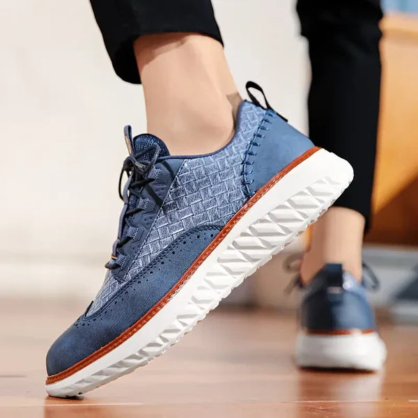 Ethan | Casual Sneakers with Textured Panel Design