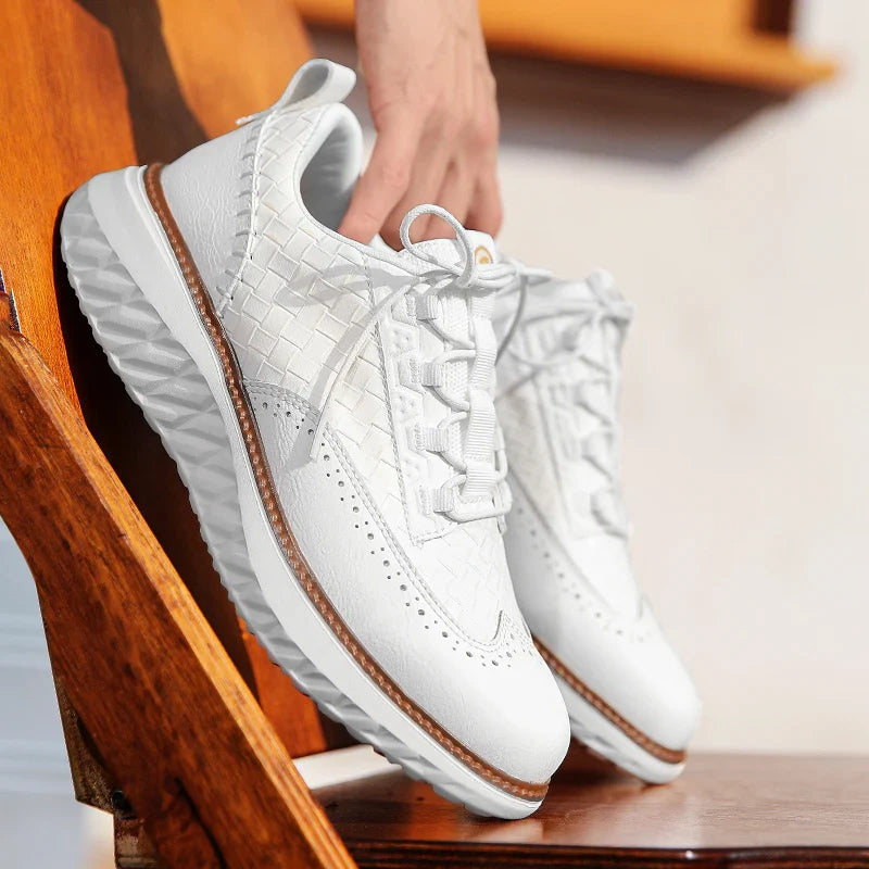 Ethan | Casual Sneakers with Textured Panel Design