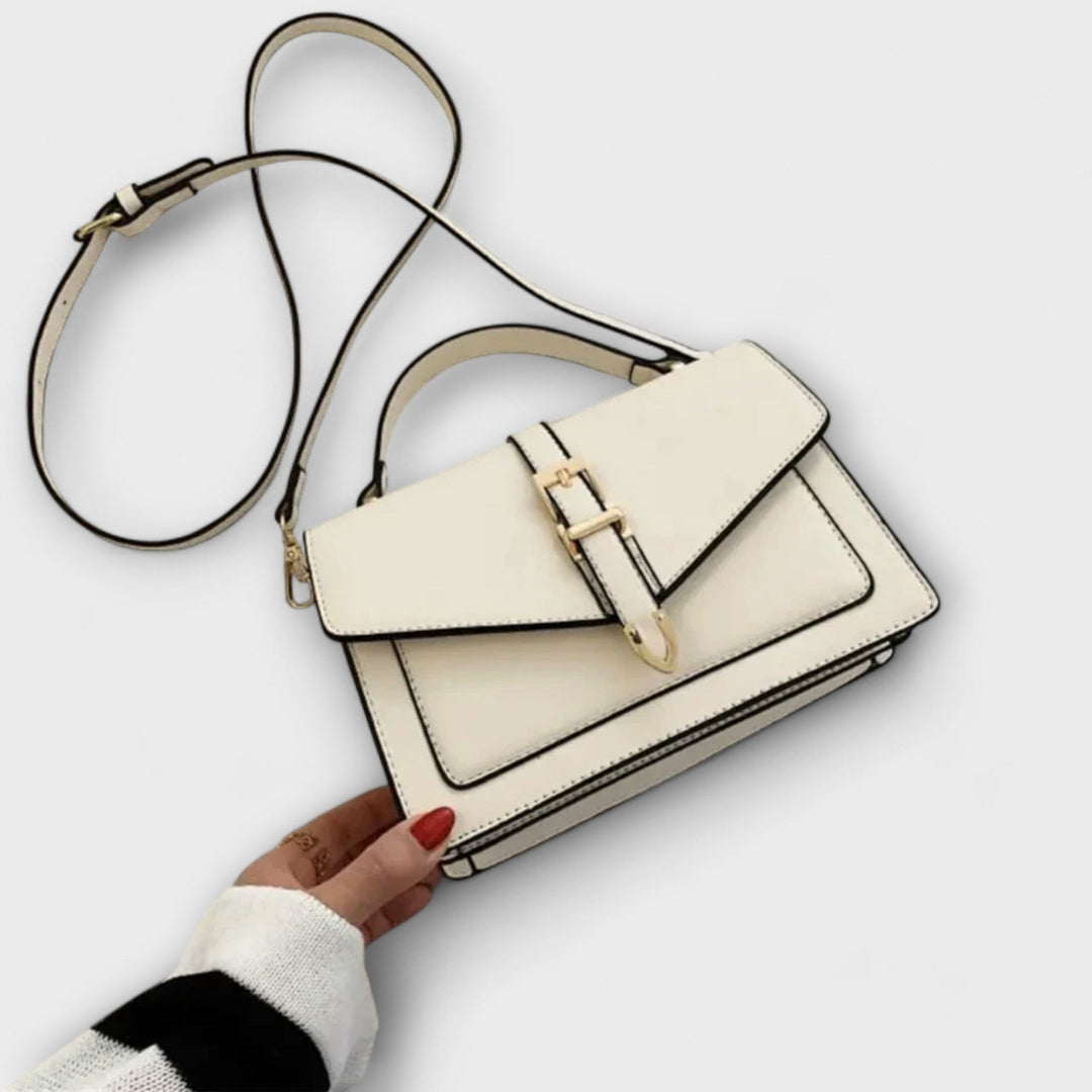 Fallon | Structured Crossbody Bag with Buckle Detail