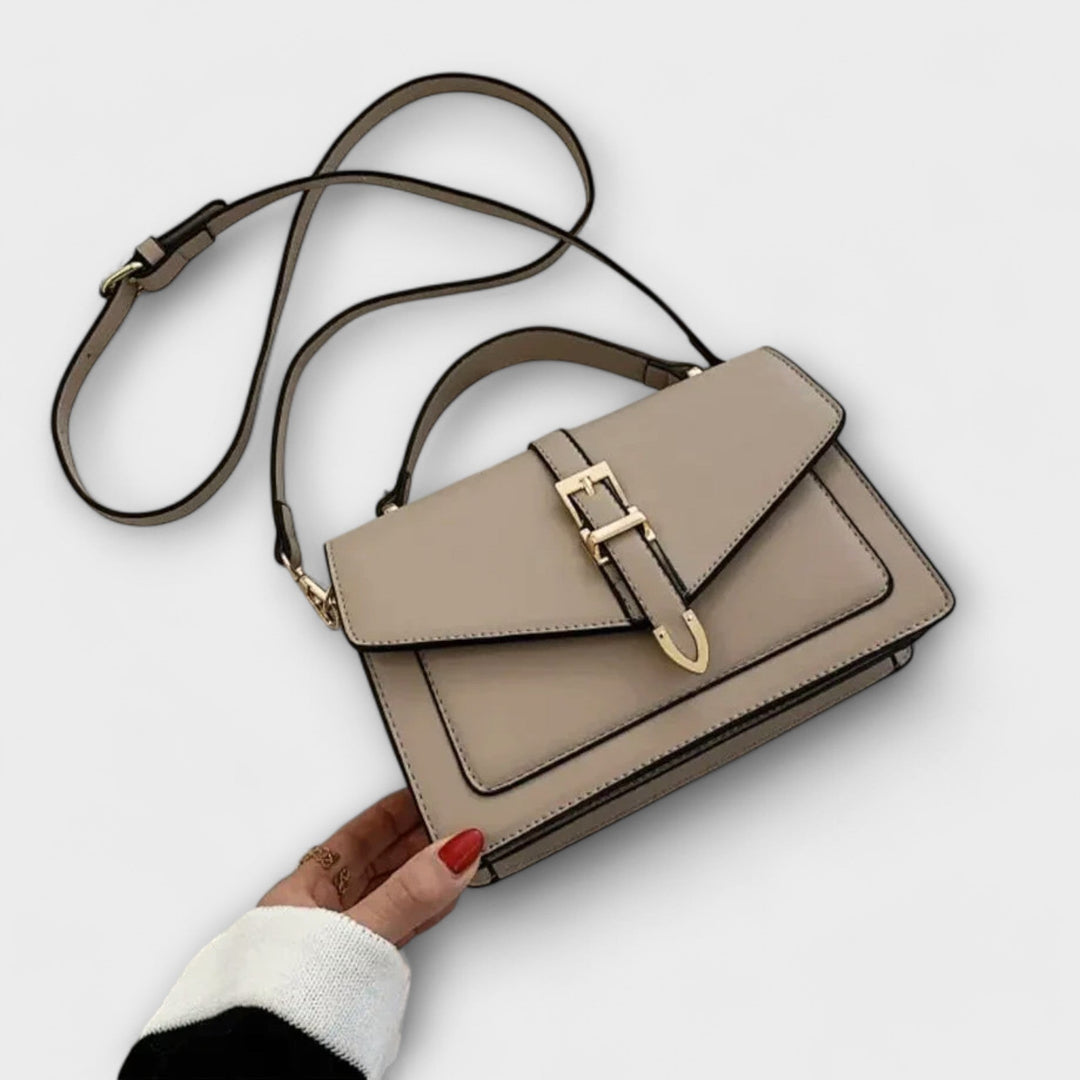 Fallon | Structured Crossbody Bag with Buckle Detail