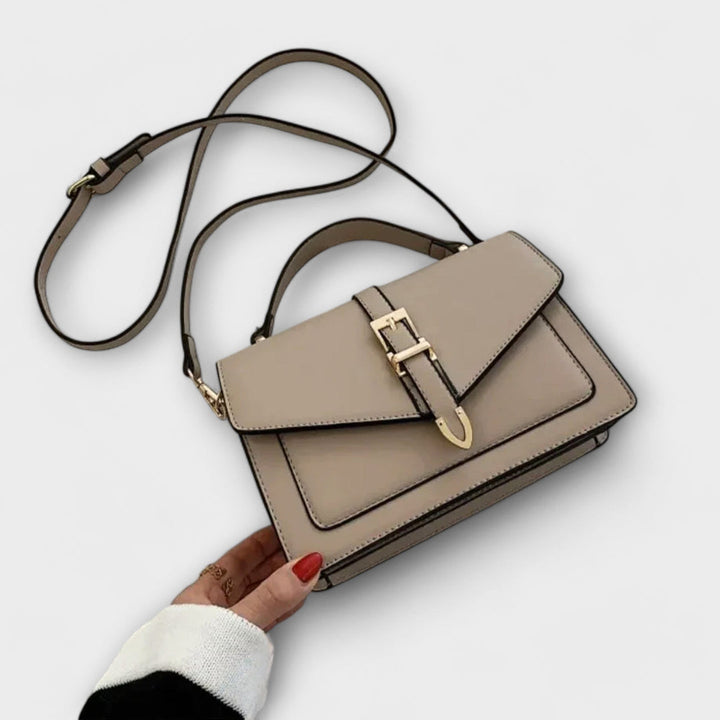 Fallon | Structured Crossbody Bag with Buckle Detail