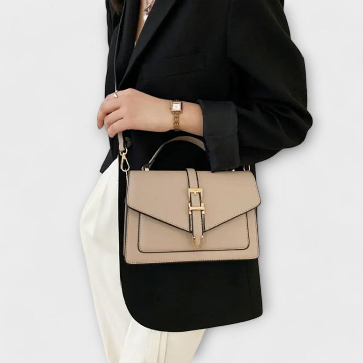 Fallon | Structured Crossbody Bag with Buckle Detail