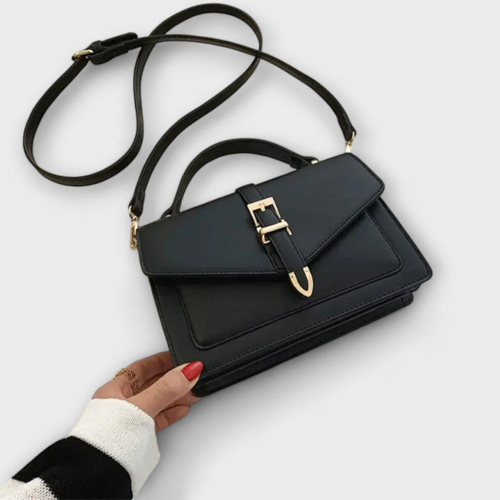 Fallon | Structured Crossbody Bag with Buckle Detail