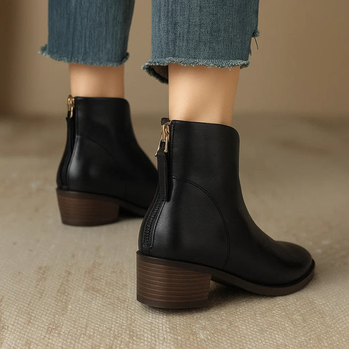 Fanchon | Refined Ankle Boots with Block Heel