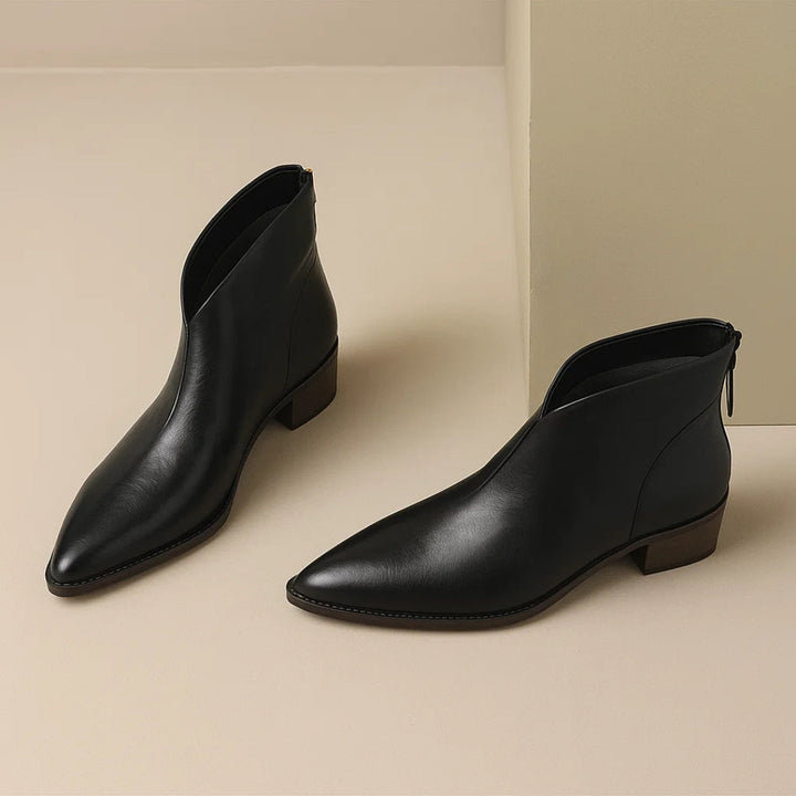 Fanchon | Refined Ankle Boots with Block Heel