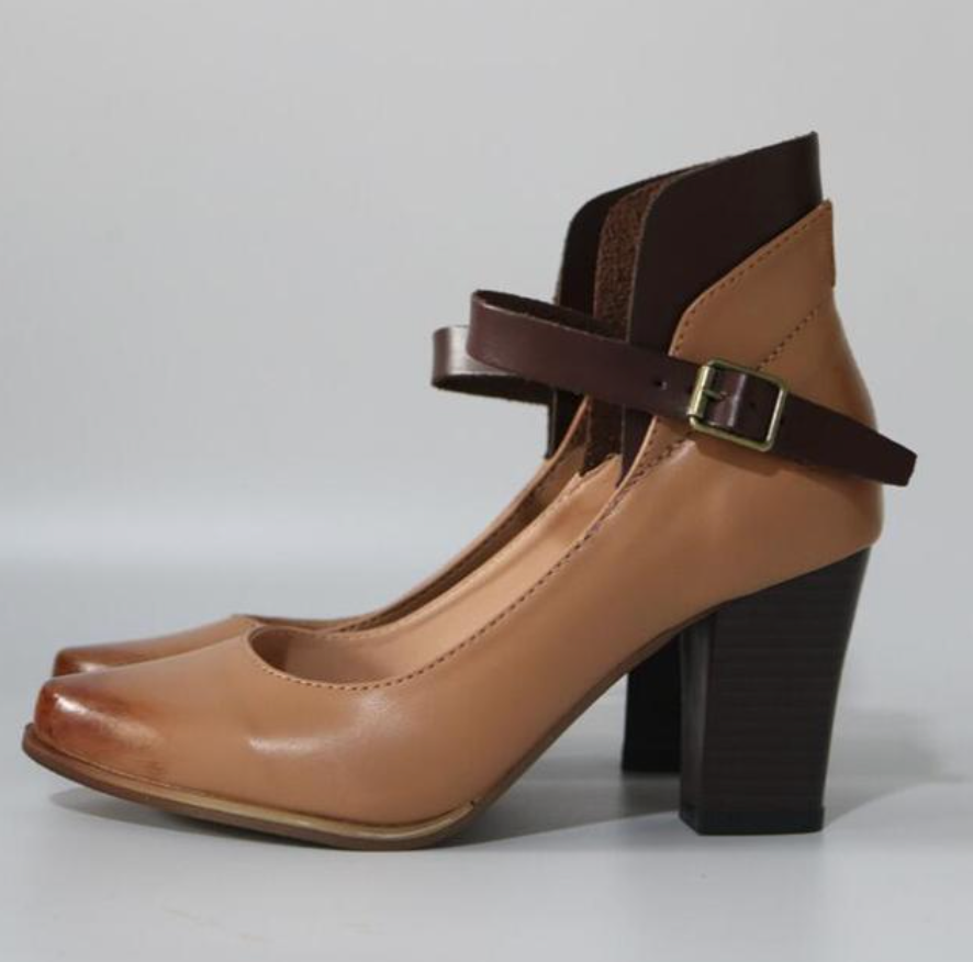 Fiona | Mary Jane Heels With Block Heel