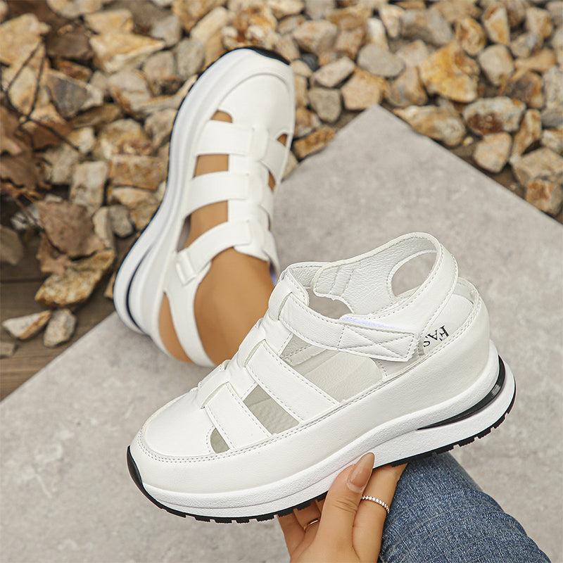Gabrielle | Platform Sandals with Cutout Strap Design