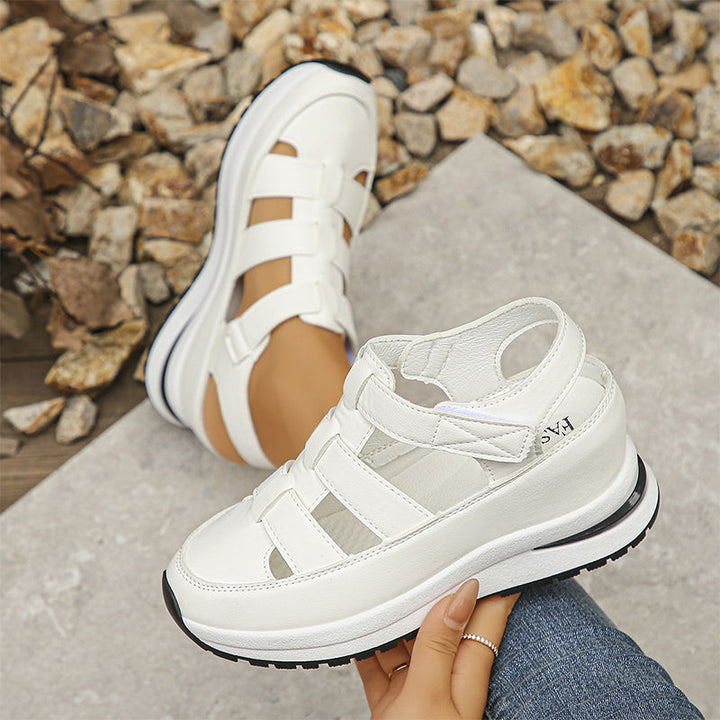 Gabrielle | Platform Sandals with Cutout Strap Design