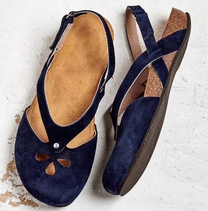 Galatea | Classic Mary Jane Flats with Cutout Detail