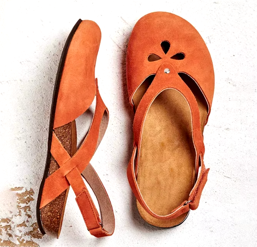 Galatea | Classic Mary Jane Flats with Cutout Detail