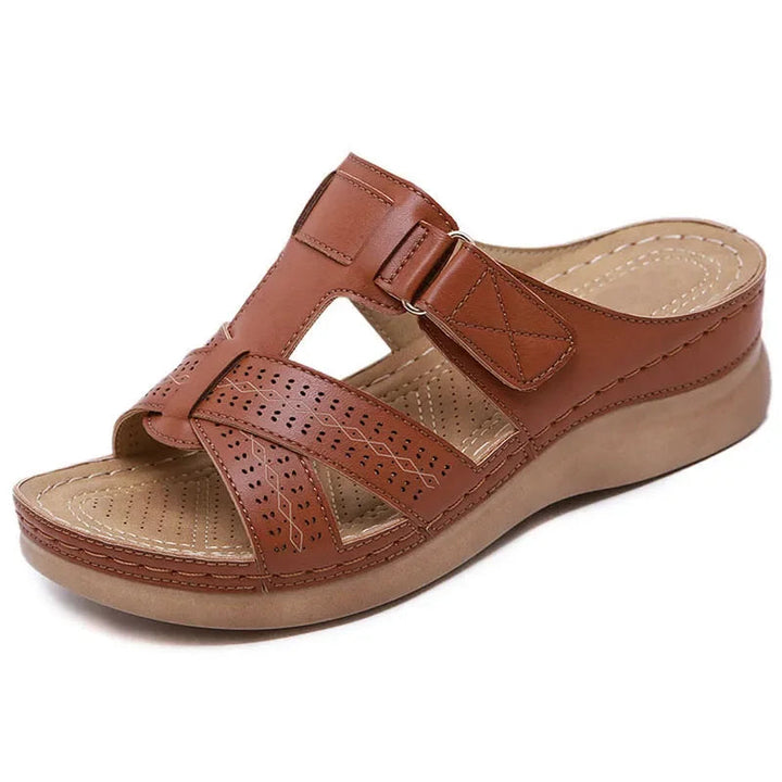 Garnet | Adjustable Sandals with Cutout Straps