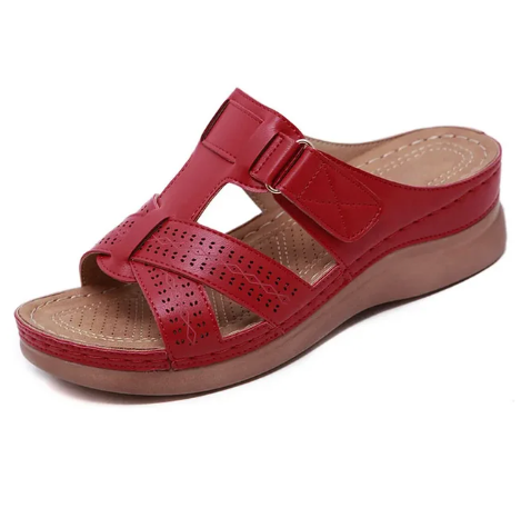 Garnet | Adjustable Sandals with Cutout Straps