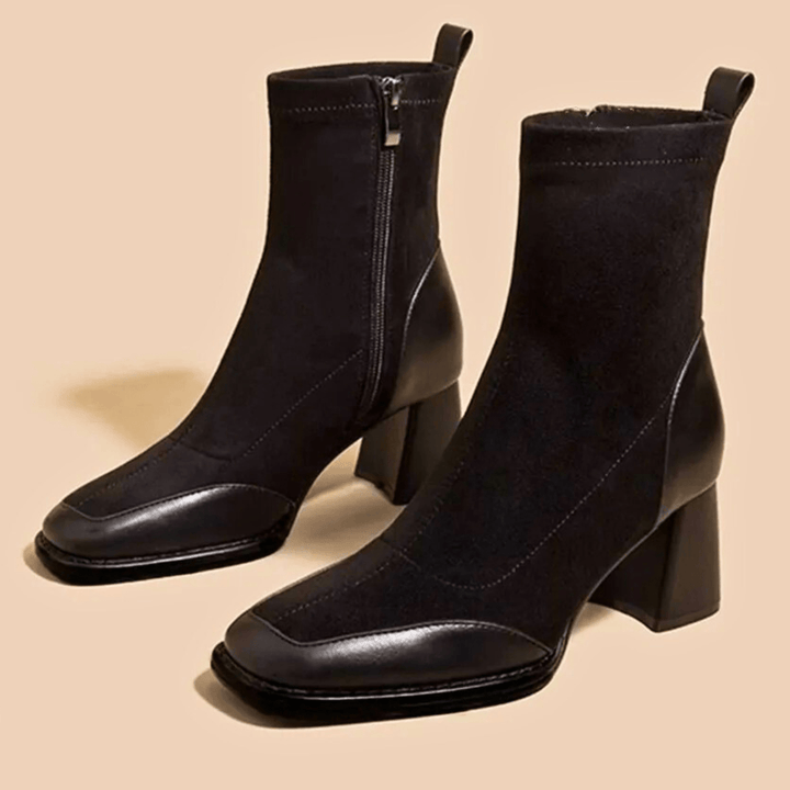 Gennie | Refined Ankle Boots with Block Heel