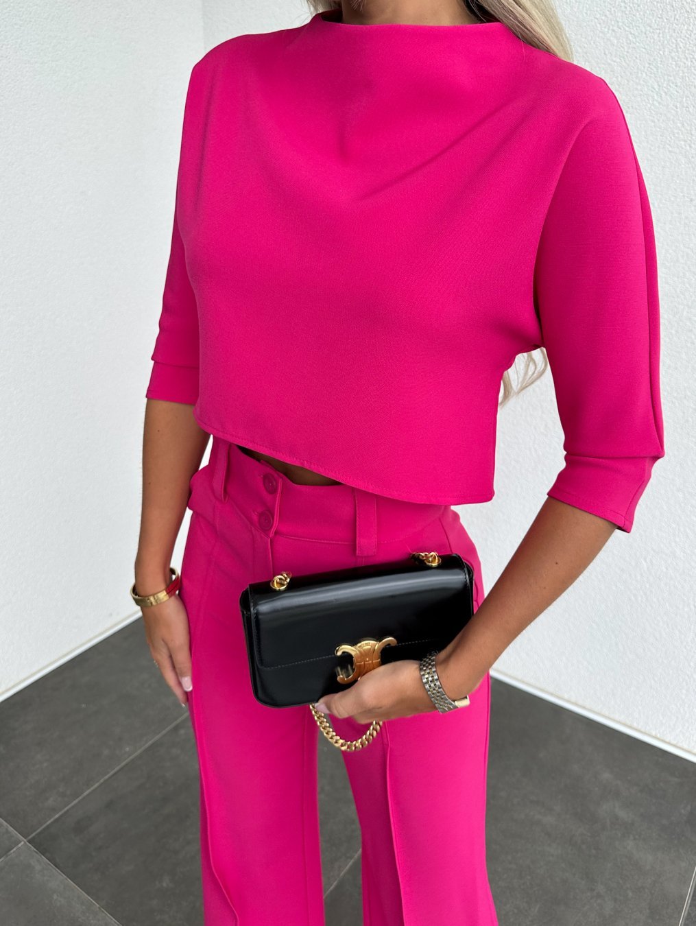 Geraldine | Chic Two Piece Set with Wide Leg Pants