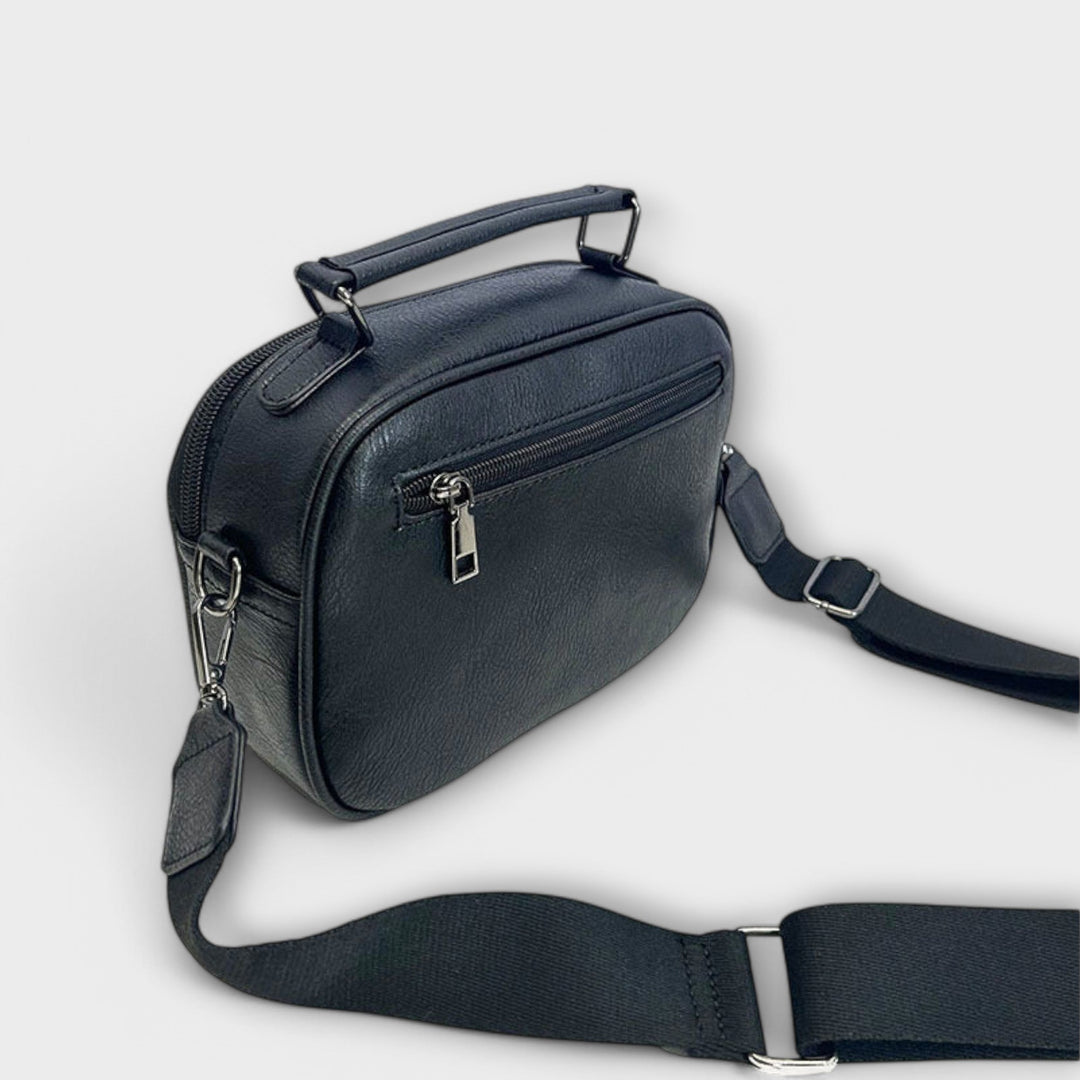 Ghalia | Checkered Crossbody Bag with Multiple Pockets