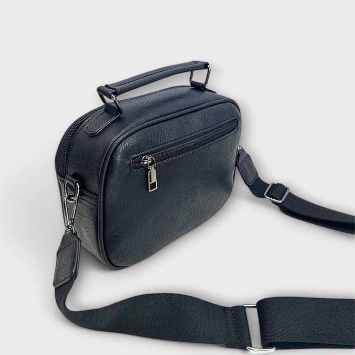 Ghalia | Checkered Crossbody Bag with Multiple Pockets