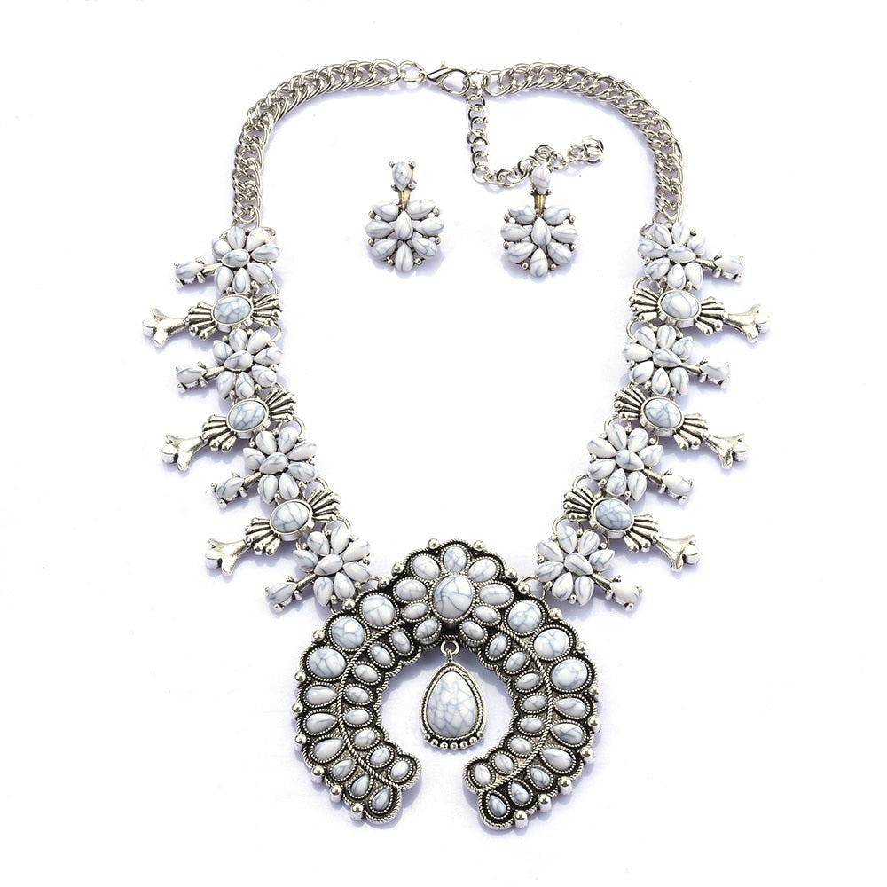 Greysen | Tatement Western Necklace Set with Pendant