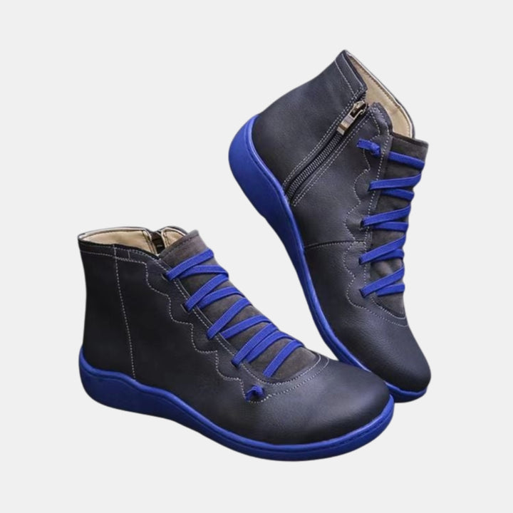 Harlie | Supportive Ankle Boots with Lace-Up Detail