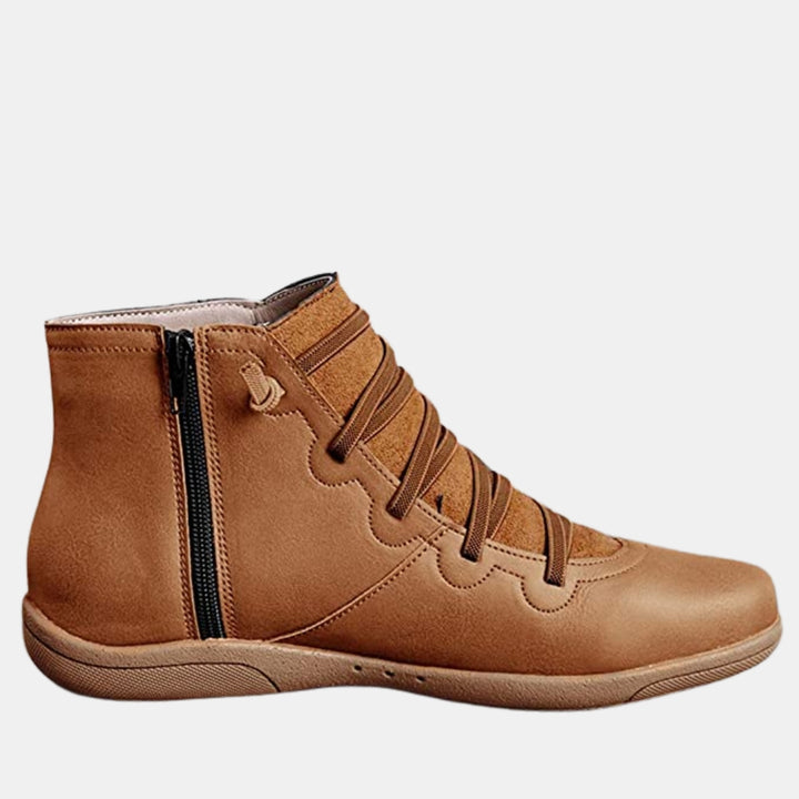 Harlie | Supportive Ankle Boots with Lace-Up Detail