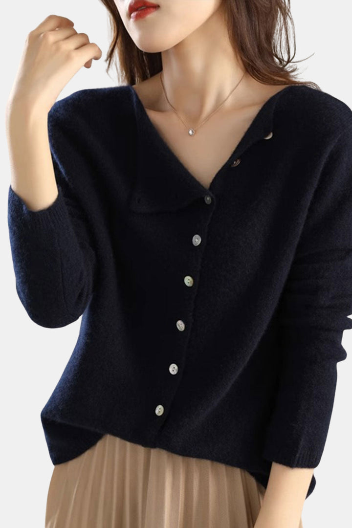 Harlow | Classic Button Knit Cardigan