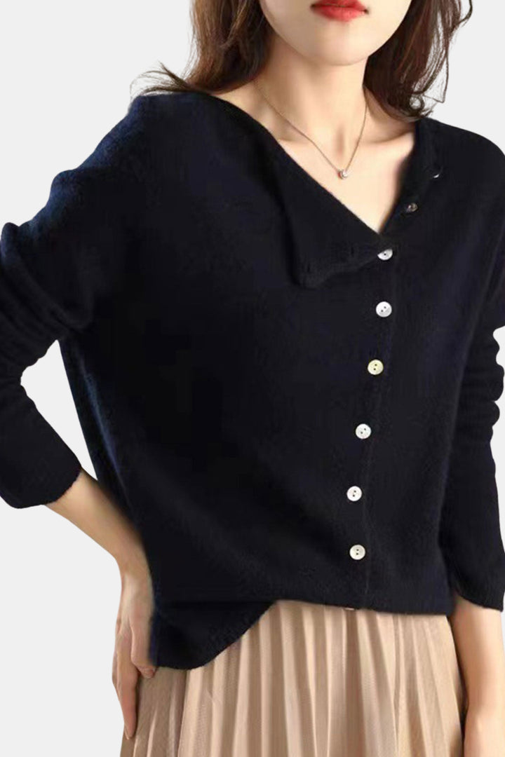 Harlow | Classic Button Knit Cardigan