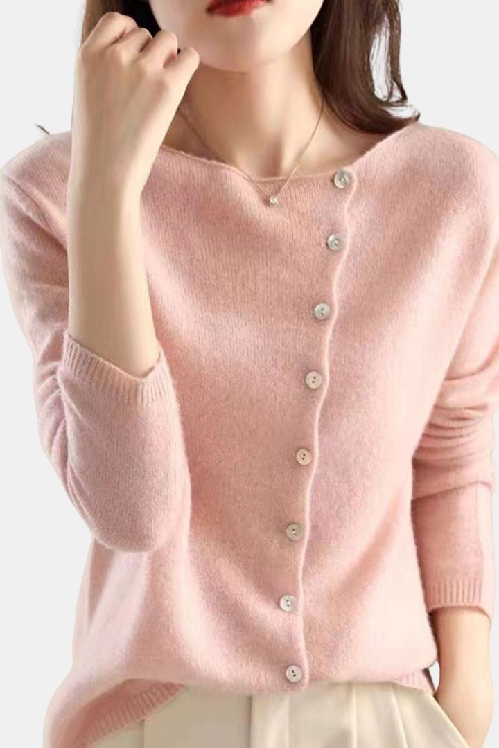Harlow | Classic Button Knit Cardigan