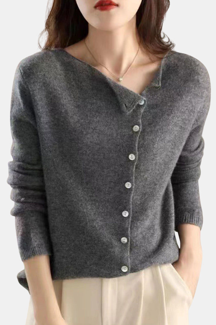 Harlow | Classic Button Knit Cardigan