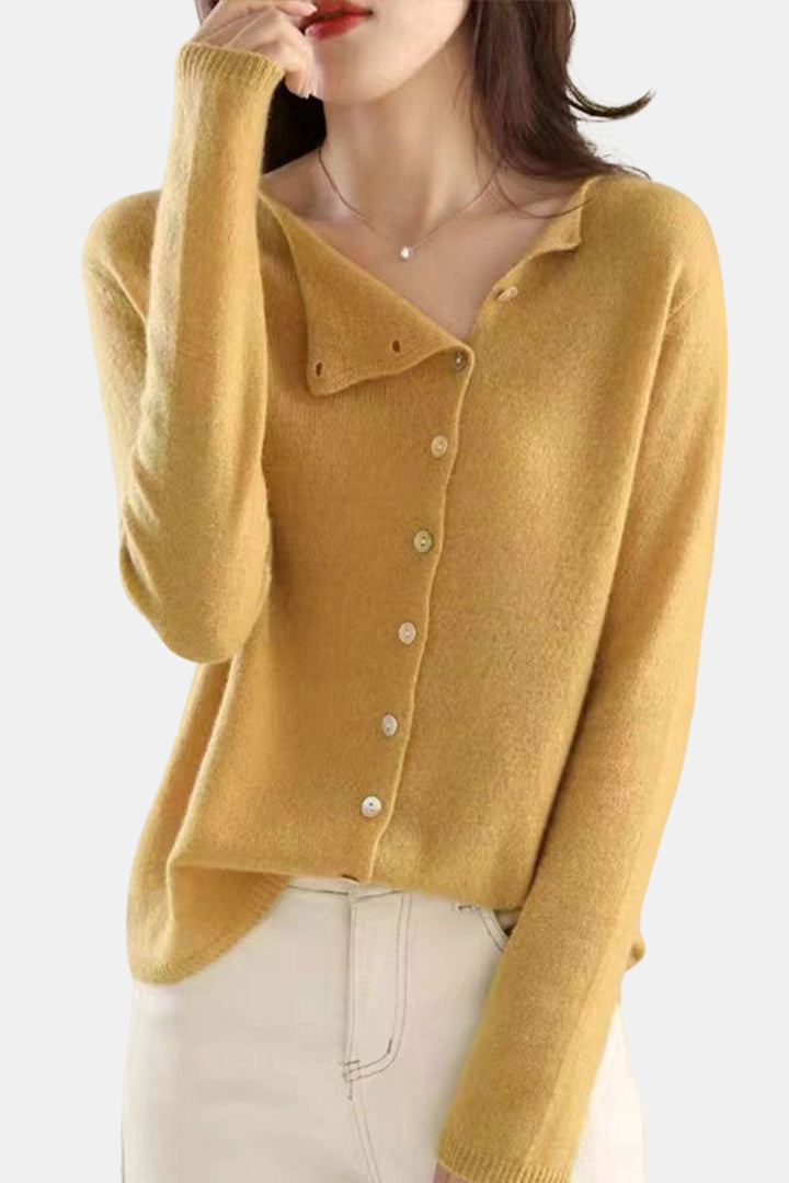 Harlow | Classic Button Knit Cardigan