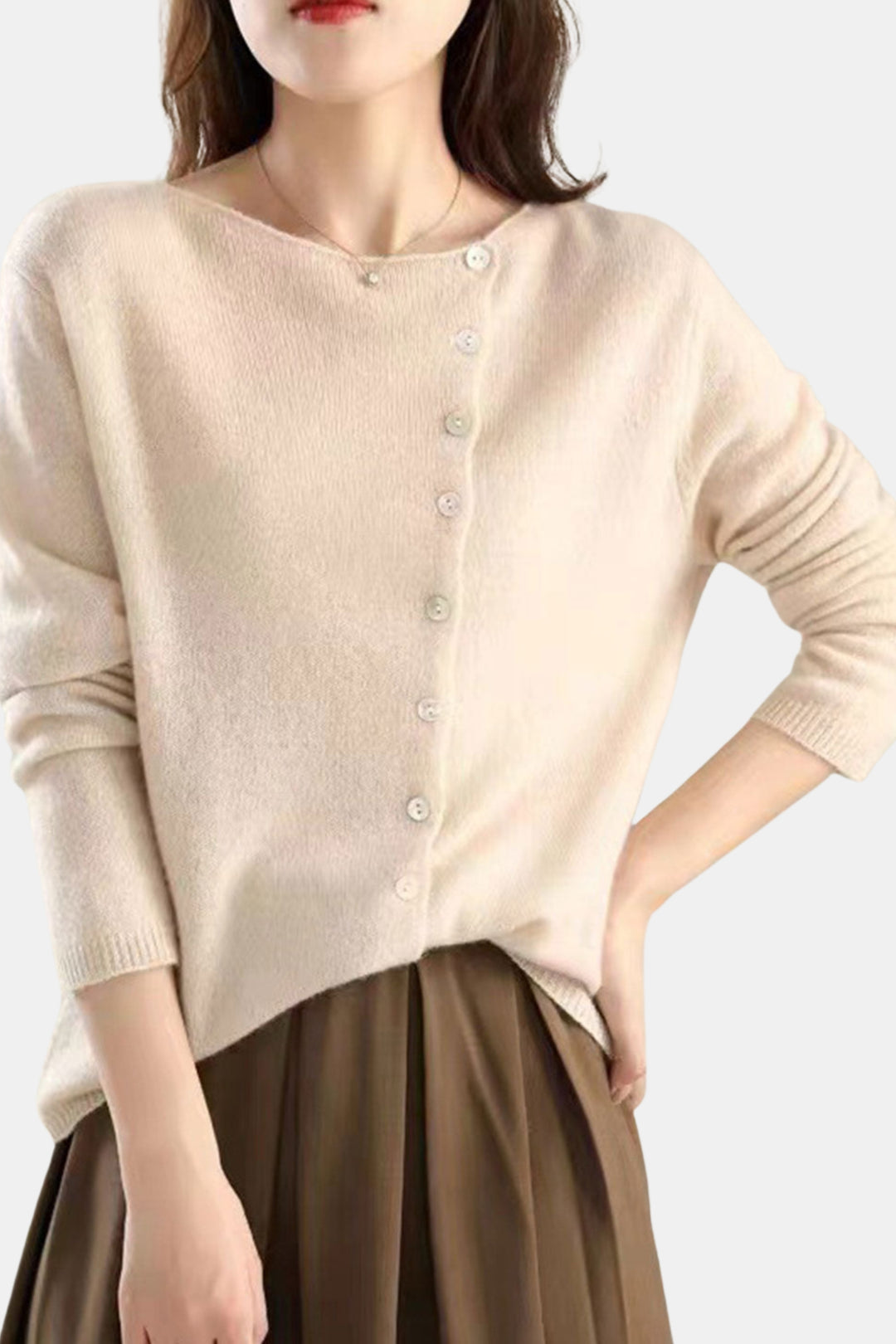 Harlow | Classic Button Knit Cardigan