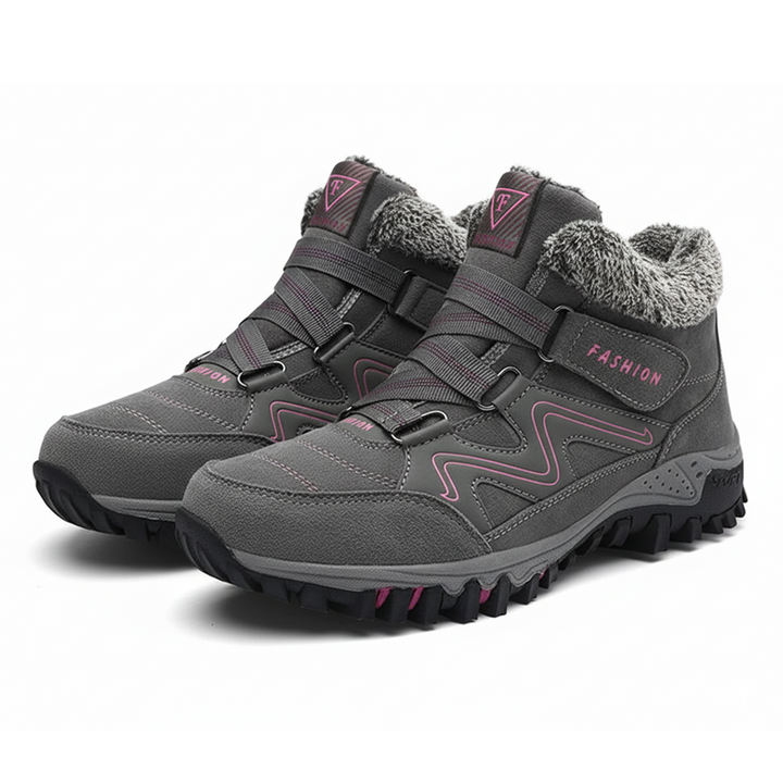 Harper | Ankle Hiking Boots with Strap Closure