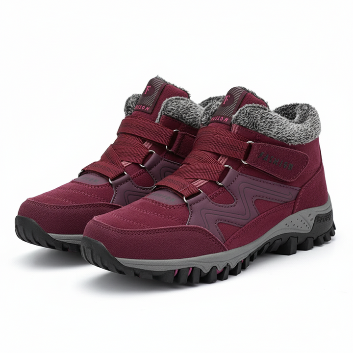 Harper | Ankle Hiking Boots with Strap Closure