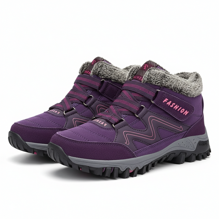 Harper | Ankle Hiking Boots with Strap Closure