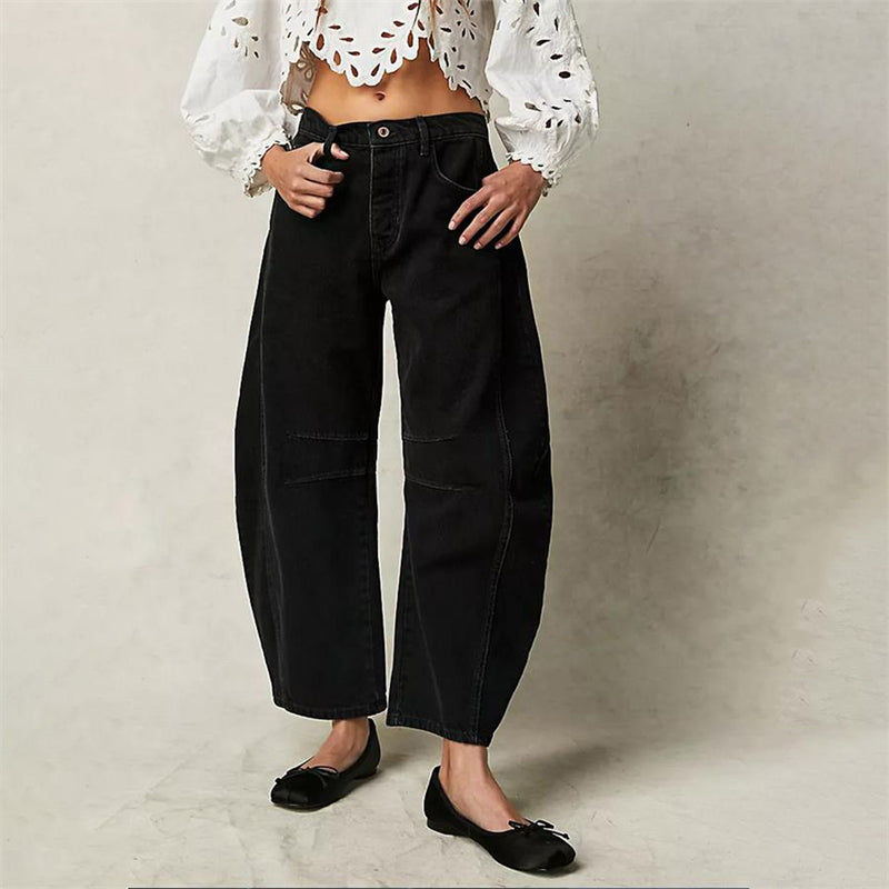 Harper | Barrel Leg Jeans With High Rise